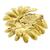18k yellow gold enamel diamond flower pin  4
