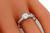 vintage 0.75ct diamond engagement ring photo 2