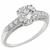 diamond platinum engagement ring 1