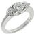 GIA Diamond Gold Engagement Ring