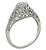 0.51ct Diamond Art Deco Engagement Ring