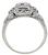 0.54ct Diamond Art Deco Engagement Ring