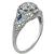Vintage GIA Certified 0.63ct Diamond Engagement Ring Photo 3