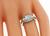 0.64ct diamond art deco engagement ring 2