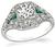 Vintage GIA Certified 0.70ct Diamond Engagement Ring