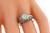 Edwardian Old European Cut Diamond 18k White Gold Engagement Ring