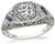 Vintage GIA Certified 0.78ct Diamond Engagement Ring