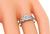 Art Deco Old Mine Cut Diamond Platinum Engagement Ring