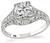 edwardian gia 0.82ct diamond engagement ring 1