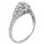 0.89ct Diamond Art Deco Engagement Ring