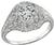 Vintage GIA Certified 0.93ct Diamond Engagement Ring