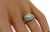 Art Deco Old Mine Cut Diamond Platinum Engagement Ring