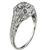 Edwardian GIA 0.93ct Diamond Engagement Ring