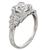 art deco gia 0.93ct diamond engagement ring 3