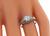 Edwardian Old European Cut Diamond Platinum Engagement Ring