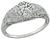 Vintage GIA Certified 0.95ct Diamond Engagement Ring