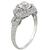 1.00ct Diamond Art Deco Engagement Ring