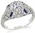 gia certified diamond art deco engagement ring 010518 1