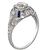 gia certified diamond art deco engagement ring 010518 3