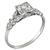 1.01ct Diamond Art Deco Engagement Ring