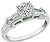 Vintage GIA Certified 1.02ct Diamond Engagement Ring Photo 1