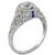 1.12ct Diamond Art Deco Engagement Ring