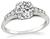 Vintage GIA Certified 1.14ct Diamond Engagement Ring