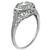 GIA 1.38ct Old Mine Cut Diamond Platinum Engagement Ring