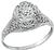 Vintage GIA Certified 1.41ct Diamond Engagement Ring Photo 1