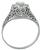 Vintage GIA Certified 1.41ct Diamond Engagement Ring Photo 3