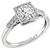 Vintage GIA Certified 1.61ct Diamond Engagement Ring Photo 1