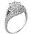 1.68ct Diamond Art Deco Engagement Ring