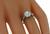 Edwardian Old European Cut Diamond Platinum Engagement Ring