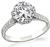 Vintage GIA Certified 2.05ct Diamond Engagement Ring