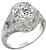 Vintage GIA Certified 3.12ct Diamond Engagement Ring Photo 1