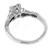 Diamond  18k White Gold Engagement Ring