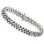 Vintage 10.00ct Round Cut Diamond Cluster 14k White Gold Bracelet 