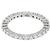 Diamond 14k White Gold Eternity Wedding Band