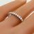 Estate 1.00ct Round Brilliant Diamond 14k White Gold Eternity Wedding Band