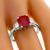 2.04ct Burmese Ruby 0.75ct Diamond Gold Ring | Israel Rose