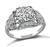 Antique 1.64ct Diamond Platinum Engagement Ring