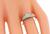 Art Deco Old Mine Cut Diamond Platinum Engagement Ring