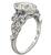 0.85ct Diamond Art Deco Engagement Ring