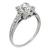 Diamond Platinum Art Deco Engagement Ring