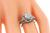 Vintage Old Mine Cut Diamond Platinum Engagement Ring