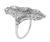 Diamond Platinum Art Deco Ring