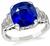 Vintage 4.54ct Ceylon Sapphire Diamond Engagement Ring