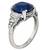 Sapphire Diamond Engagement Ring