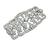 Vintage Old Mine and Baguette Cut Diamond Platinum Pin