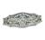 Platinum Diamond Sapphire Pin